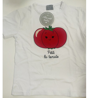 Camiseta manga corta tomate
