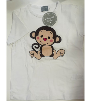 Camiseta manga corta mono
