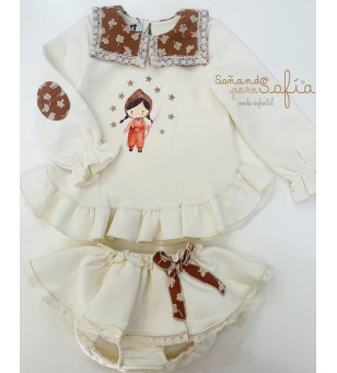 Conjunto de felpa Toffee